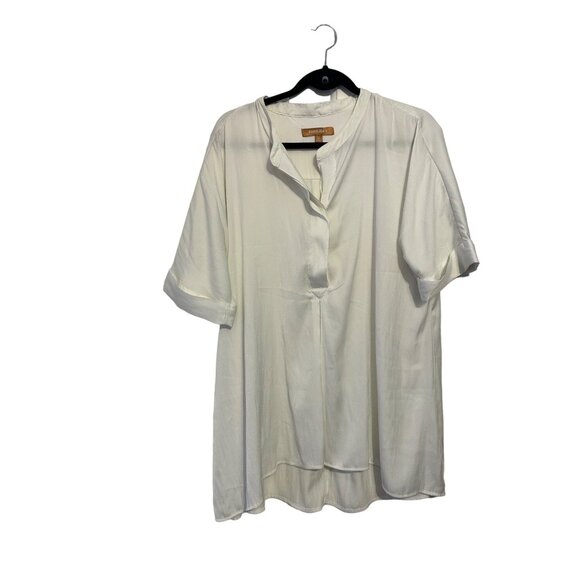 Ellen Tracy Affinity‎ blouse in chalk white XL - Picture 3 of 10